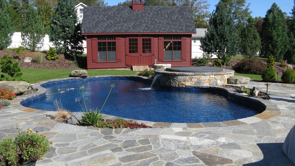 Slide of Swimming Pool Liner Replacement Resurfacing Services