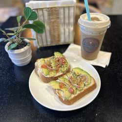 The Mustard Seed Cafe - Avocado toast and the fireside cold brew! Both delicious!!