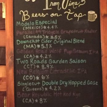 Iron Vine - Iron Vine Beers on Tap - Tapas Bars Near Me - Peekskill, New York Iron Vine - Iron Vine Beers on Tap - Tapas Bars Near Me - Peekskill, New York