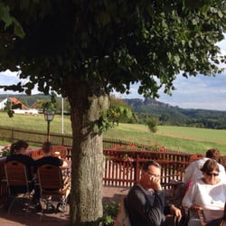 Heiterer Blick - Blick von der Terrasse