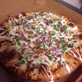 Round The Corner Carry Out - Ranchero Steak Pizza - Pizza Near Me - Tarentum, Pennsylvania