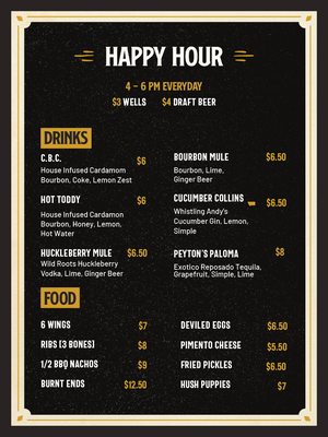 Menu photo 2 Bourbon Bozeman, MT
