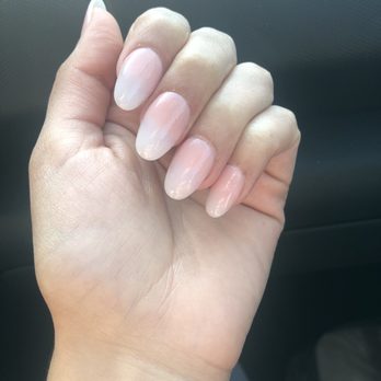 Soleil Nail Spa - Ombré pink to white - Day Spas Near Me - Puyallup, Washington