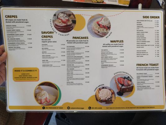 Menu photo 1 The Corner Cafe Victorville, CA