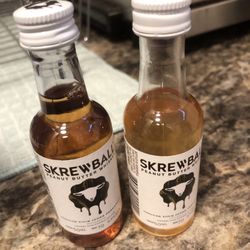 4 Way Liquor - Left side = Screwball Right Side = Generic PB whiskey bottled in a screwball bottle?