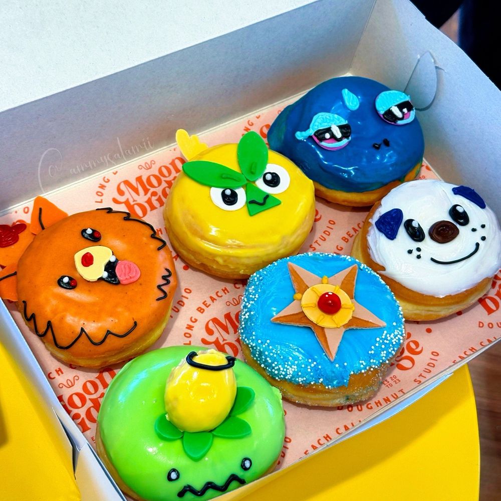 Moonbridge Doughnut Studio - NEW Pokémon Doughnuts until 3/11 IG: @ammysalamii - Donuts Near Me - Long Beach, California Moonbridge Doughnut Studio - NEW Pokémon Doughnuts until 3/11 IG: @ammysalamii - Donuts Near Me - Long Beach, California