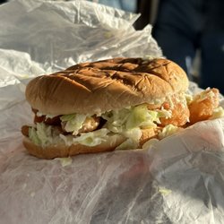 Farm Boys - Shrimp Burger ($8)
