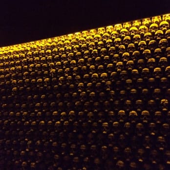 Noble Experiment - The back wall of gold skulls. - Cocktail Bars Near Me - San Diego, California Noble Experiment - The back wall of gold skulls. - Cocktail Bars Near Me - San Diego, California