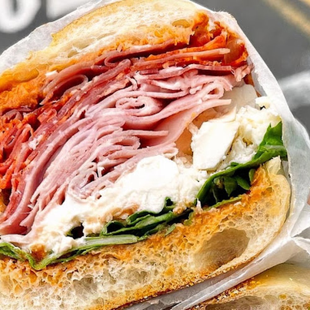 Compton's - Burrata Combo
$15.50
Hot & Sweet Soppressata, Ham, Prosciutto, Burrata, Arugula & House Vodka Sauce. Served on a Seeded Semolina Hero. - Sandwiches Near Me - Cliffside Park, New Jersey Compton's - Burrata Combo
$15.50
Hot & Sweet Soppressata, Ham, Prosciutto, Burrata, Arugula & House Vodka Sauce. Served on a Seeded Semolina Hero. - Sandwiches Near Me - Cliffside Park, New Jersey
