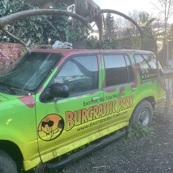 Eastside Big Tom - Jurassic car and dinos. - Burgers Near Me - Olympia, Washington