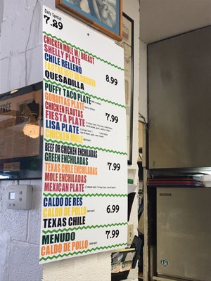 Menu photo 7 Taco House San Antonio, TX