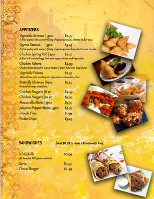 Menu photo 6 Mirch Masala Grill Cedar Falls, IA
