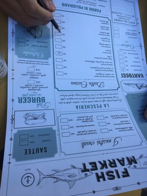 Menu photo 2 Fish Market Trastevere Rome, RM Menu photo 2 Fish Market Trastevere Rome, RM