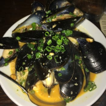 Toro - Mussels with red curry and coconut milk. - Tapas Bars Near Me - Boston, Massachusetts Toro - Mussels with red curry and coconut milk. - Tapas Bars Near Me - Boston, Massachusetts