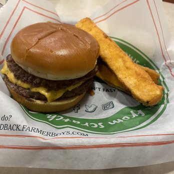 Farmer Boys - Double Meat Natural Burger - Breakfast & Brunch Near Me - Henderson, Nevada