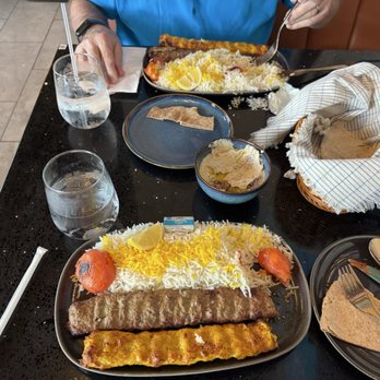 Cafe 1464 - Meat and chicken combo plate - Persian/Iranian Near Me - Sugar Land, Texas Cafe 1464 - Meat and chicken combo plate - Persian/Iranian Near Me - Sugar Land, Texas