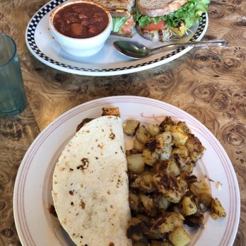 Old Town Cafe - tofu tortilla with home fries - Breakfast & Brunch Near Me - Bellingham, Washington