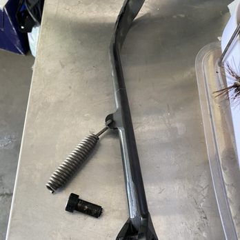 Hollister Powersports - Full picture of broken kickstand - Motorcycle Dealers Near Me - Hollister, California