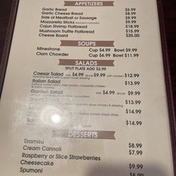 Menu Menu