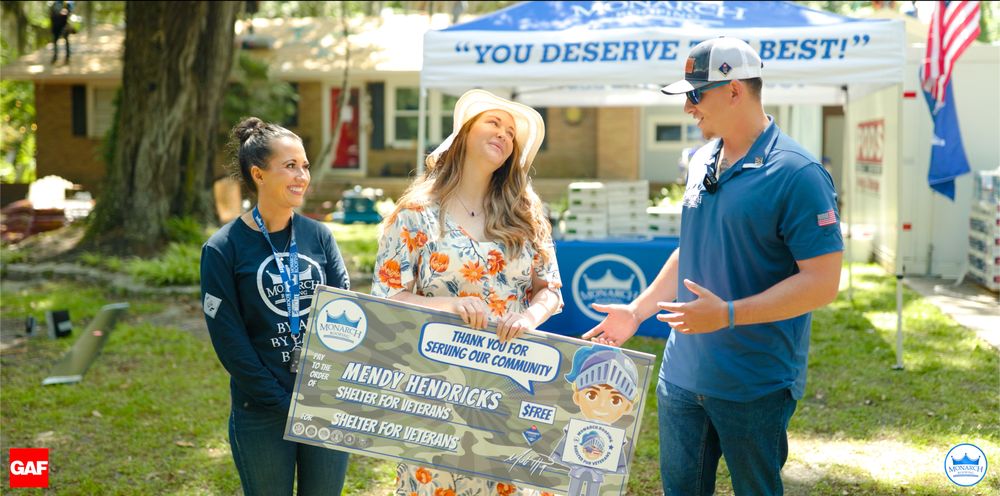 Slide of Monarch Roofing