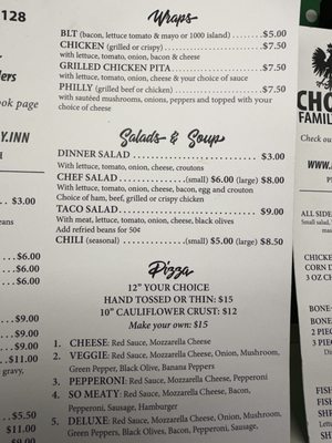 Menu photo 1 Chops Family Ashley, IL