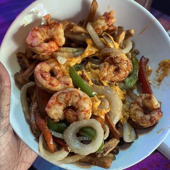 Vibes Bar & Lounge - Loaded Fries with Shrimp - Hookah Bars Near Me - Nashville, Tennessee Vibes Bar & Lounge - Loaded Fries with Shrimp - Hookah Bars Near Me - Nashville, Tennessee