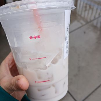 Dunkin' - Tasted like almond milk with ice and not like a Chai latte Starbucks has it better! - Donuts Near Me - Northridge, California Dunkin' - Tasted like almond milk with ice and not like a Chai latte Starbucks has it better! - Donuts Near Me - Northridge, California