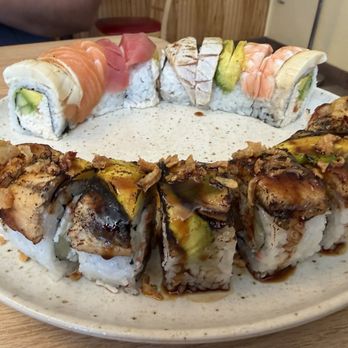 Hana Sushi - Rainbow Roll Dragon Roll - Sushi Bars Near Me - Phoenix, Arizona Hana Sushi - Rainbow Roll Dragon Roll - Sushi Bars Near Me - Phoenix, Arizona