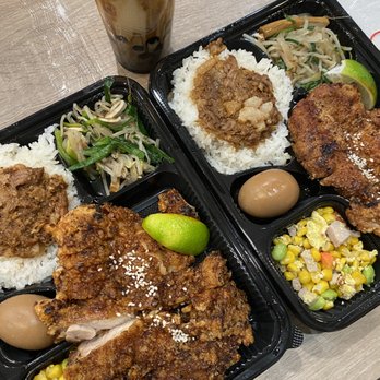Chick & Tea - B2 Grilled Gpie Rice Plate 炭烤雞排飯, M5 Black Sugar fresh Milk with Boba 黑糖珍珠鮮奶. - Taiwanese Near Me - Sunnyvale, California Chick & Tea - B2 Grilled Gpie Rice Plate 炭烤雞排飯, M5 Black Sugar fresh Milk with Boba 黑糖珍珠鮮奶. - Taiwanese Near Me - Sunnyvale, California
