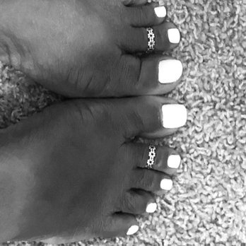 Shiny Nails - White toes - Nail Salons Near Me - Cypress, Texas Shiny Nails - White toes - Nail Salons Near Me - Cypress, Texas