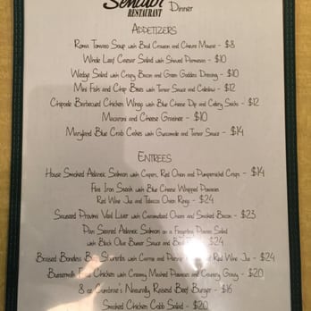 The Senator - Dinner menu. - Breakfast & Brunch Near Me - Toronto, Ontario
