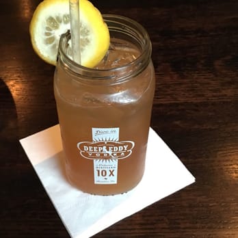 B Matthews Eatery - I forgot the name,Deep Eddy Sweet Tea Vodka and a flavored simple syrup was good and dangerous. So sweet, you couldn't taste the alcohol - New American Near Me - Savannah, Georgia