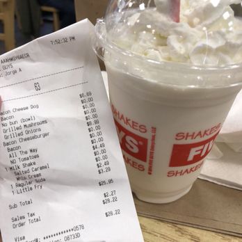 Five Guys - No salted caramel shake for me :( - Burgers Near Me - Torrance, California Five Guys - No salted caramel shake for me :( - Burgers Near Me - Torrance, California