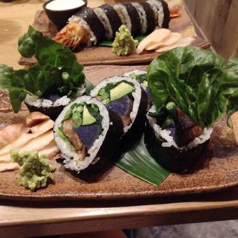 Zigu - Hawaiian Vegetable Roll - kale, braised Hamakua Mushroom, lettuce, avocado, sweet pepper, cucumber, white rudish, & kale - Seafood Near Me - Honolulu, Hawaii Zigu - Hawaiian Vegetable Roll - kale, braised Hamakua Mushroom, lettuce, avocado, sweet pepper, cucumber, white rudish, & kale - Seafood Near Me - Honolulu, Hawaii