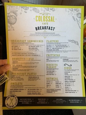 Menu photo 3 Colossal Cafe Saint Paul, MN