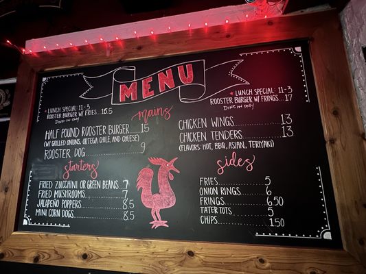 Menu photo 1 Red Rooster Oceanside, CA