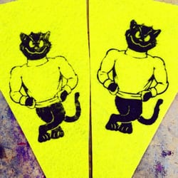 UWM Studio Arts & Craft Centre - Pounce screen prints!