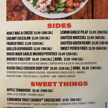 Twin Peaks - Side Dishes and Desserts - American Near Me - Corpus Christi, Texas Twin Peaks - Side Dishes and Desserts - American Near Me - Corpus Christi, Texas