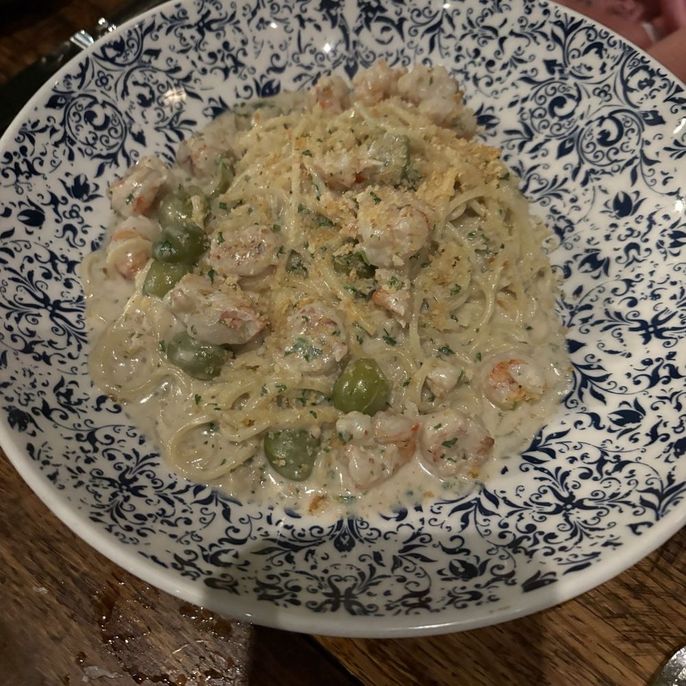 Gemma - Spaghettini with rock shrimp - French Near Me - Dallas, Texas Gemma - Spaghettini with rock shrimp - French Near Me - Dallas, Texas