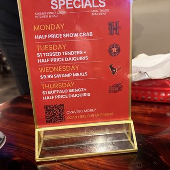 Swamp Kingz - Menu specials - Cajun/Creole Near Me - Houston, Texas Swamp Kingz - Menu specials - Cajun/Creole Near Me - Houston, Texas