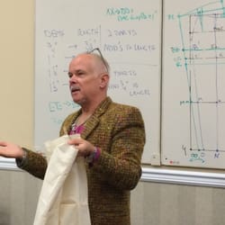 Sewing & Design School - Kenneth D. King teaching a Trouser/Pant Drafting Workshop.