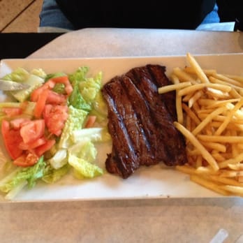 Los Tanitos - Vacio Churrasco with French Fries and Mixed Salad - Argentine Near Me - Miami, Florida Los Tanitos - Vacio Churrasco with French Fries and Mixed Salad - Argentine Near Me - Miami, Florida