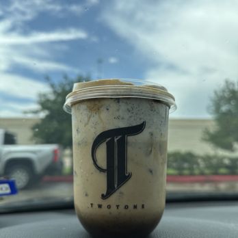 Twotone - Jet black - Black sesame - Coffee & Tea Near Me - Houston, Texas Twotone - Jet black - Black sesame - Coffee & Tea Near Me - Houston, Texas