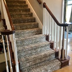 Client's completed staircase.