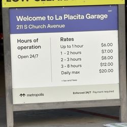 La Placita Village Parking Garage - Parking rates with new ownership