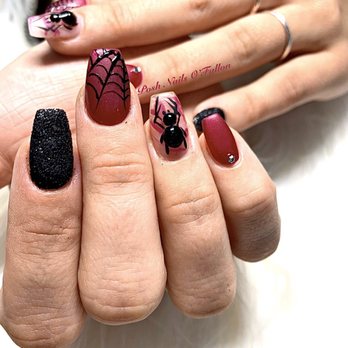 Posh Nails & Spa - BLACK WIDOW (MATTE) - Nail Salons Near Me - O'Fallon, Missouri Posh Nails & Spa - BLACK WIDOW (MATTE) - Nail Salons Near Me - O'Fallon, Missouri
