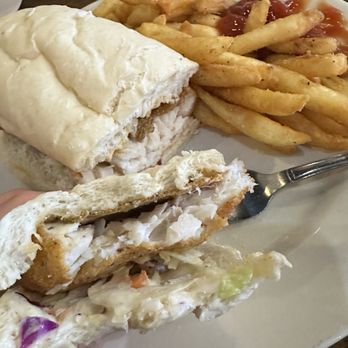 Sarah's on Central - Walleye fish sandwich - Breakfast & Brunch Near Me - Eureka, Missouri