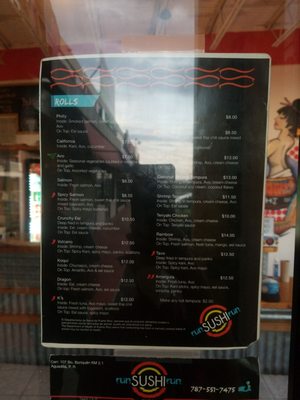 Menu photo 6 Run Sushi Run Aguadilla, PR Menu photo 6 Run Sushi Run Aguadilla, PR