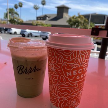 Nectarine Grove - Iced matcha latte and Mayan mocha - Gluten-Free Near Me - Del Mar, California Nectarine Grove - Iced matcha latte and Mayan mocha - Gluten-Free Near Me - Del Mar, California