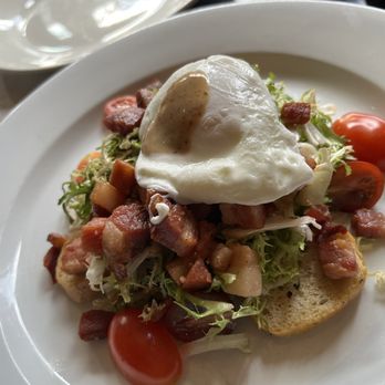 AOC East - Frisee Aux Lardons - Wine Bars Near Me - New York, New York AOC East - Frisee Aux Lardons - Wine Bars Near Me - New York, New York